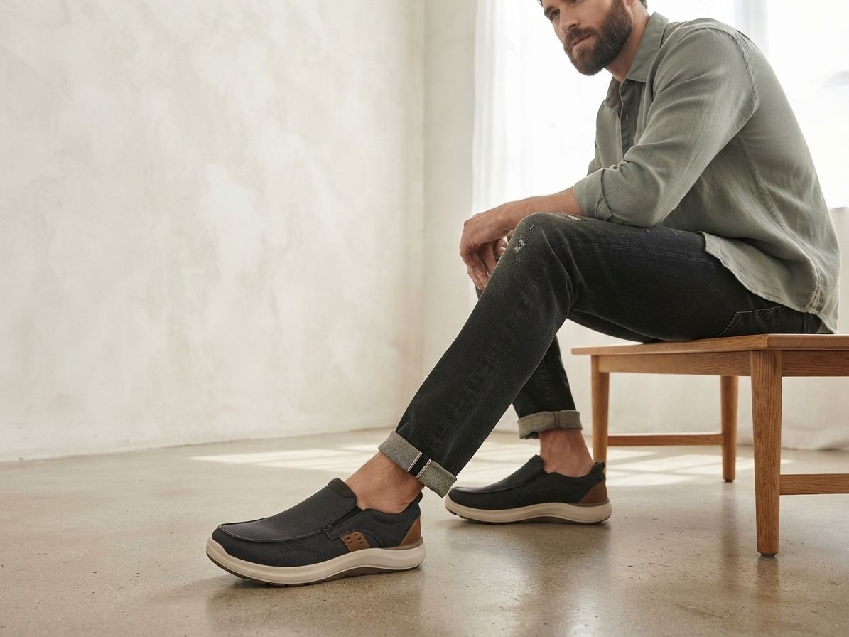 Skechers [해외] 스케쳐스 핸즈프리 슬립인스 알트만 머독 릴렉스드 핏 남성 슬립온