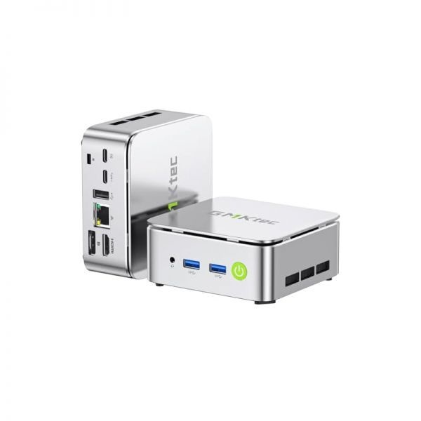 GMKtec [해외] GMKtec 미니 PC 게이밍 AMD 라이젠 7 프로 6850U 32GB DDR5 1TB PCIe SSD I226V 듀얼 NIC LAN 2.5G 데스크탑 오큘링크 컴퓨터 USB4 HDMI