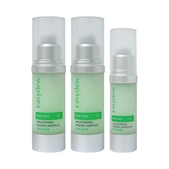 (현대Hmall) 대웅제약 이지듀 EGF 멜라토닝 원데이 앰플 시카 알로에 30ml 2개+15ml