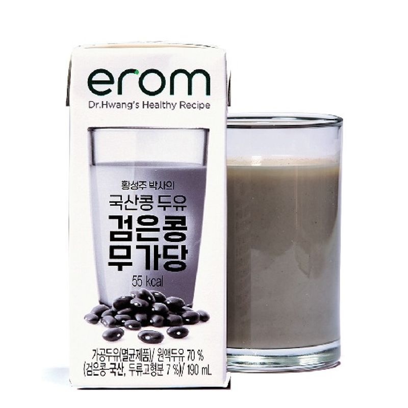 황성주 검은콩무가당두유 190ml 80팩[35867939]