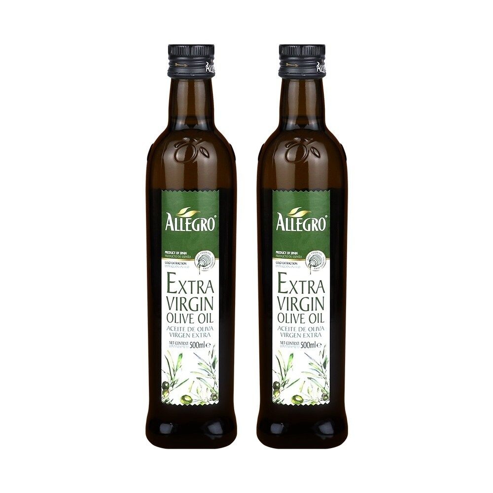 알레그로 스페인 냉압착 엑스트라버진 올리브오일 500ml x 2개