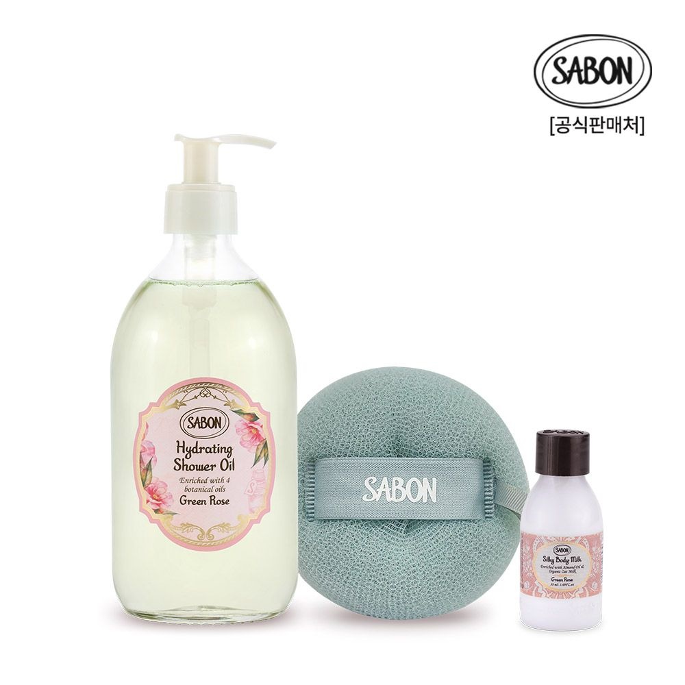 [뷰세라]하이드레이팅 샤워오일 그린로즈 500ml (바디워시/샤워젤)