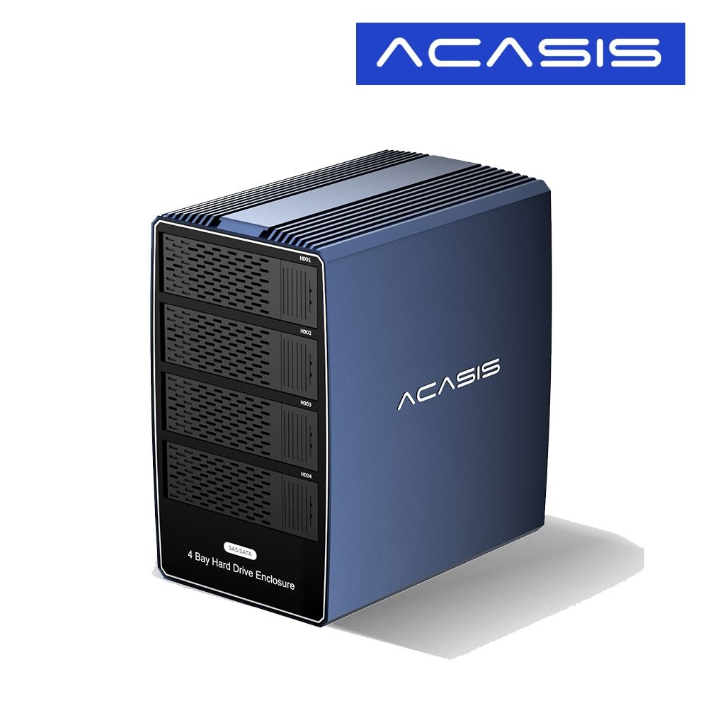 [오늘출발] ACASIS 아카시스 EC-1003 SATA / SAS 전송 속도 10Gbps 4베이 외장스토리지 DAS 외장하드 케이스 하드디스크 미포함