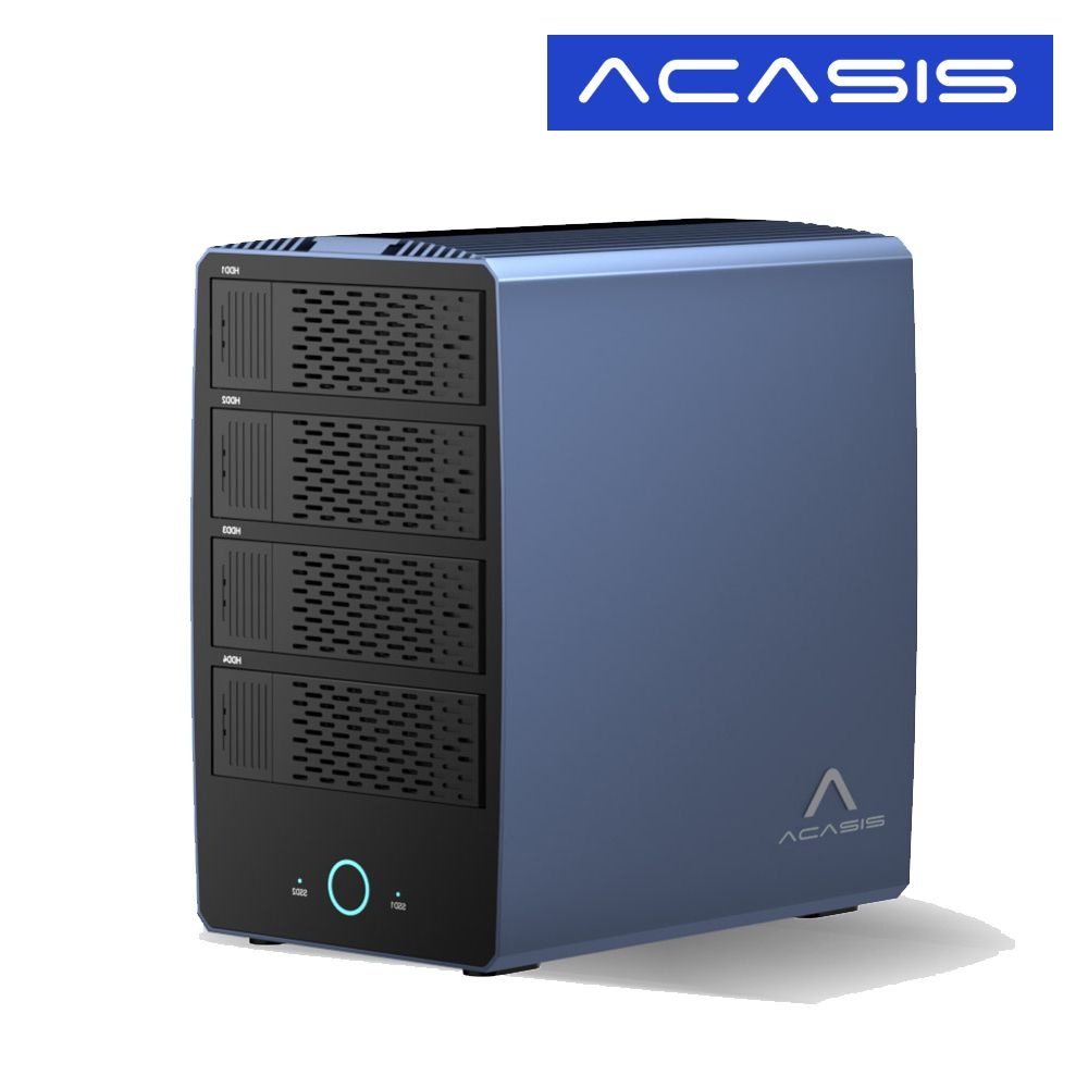 ACASIS ACASIS 아카시스 H006 하이브리드 RAID 6베이 HDD x 4Bay / M.2 NVMe x 2Bay 40Gbps 외장스토리지 DAS 하드디스크 미포함