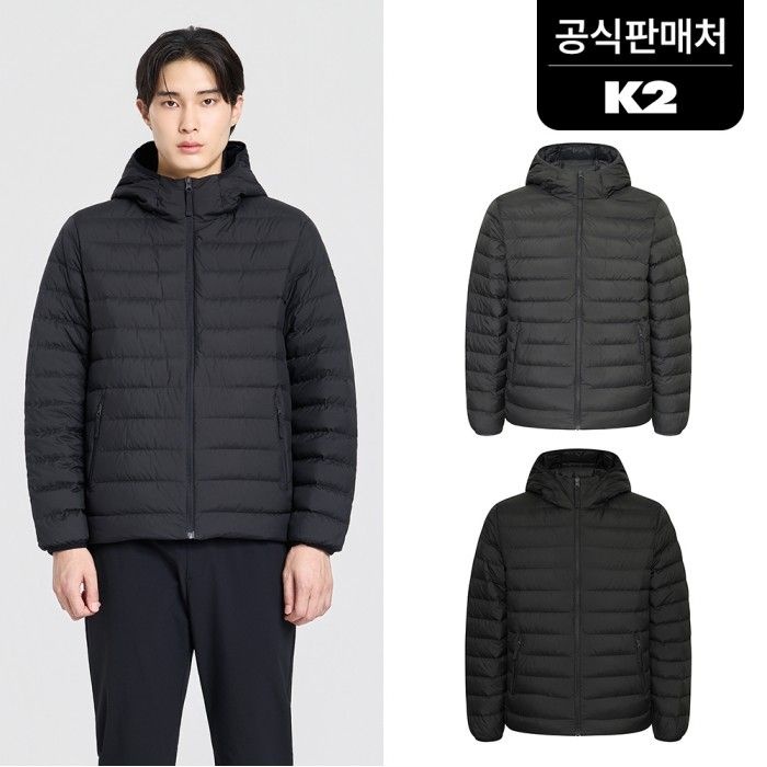 K2 공식 남성 E 베이직 슬림 경량 다운 패딩 2종 택1 GMU26581