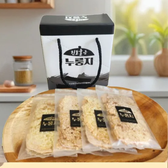 진도 울금 누룽지 여행용 포켓 누룽지 식사대용 수제 360g