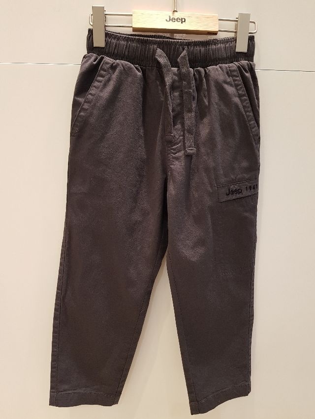 지프 키즈 KM1PTU791 9부 우븐 베기핏 팬츠