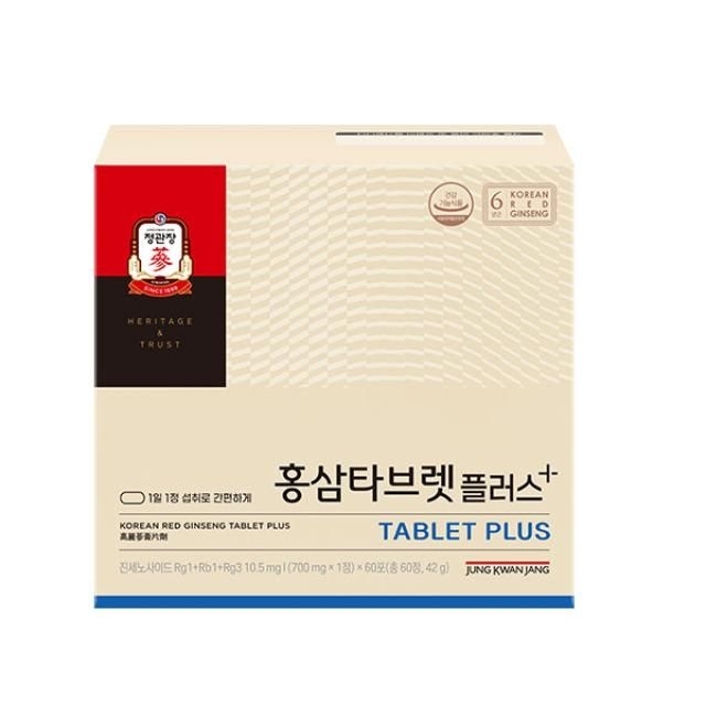 [오늘출발] 정관장 홍삼타브렛플러스 700mg x 60