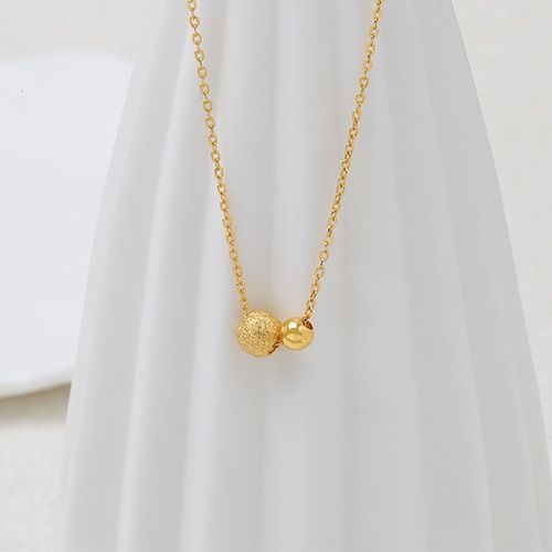 골드모아 여자 순금 목걸이 3.75g [더블 골드볼]