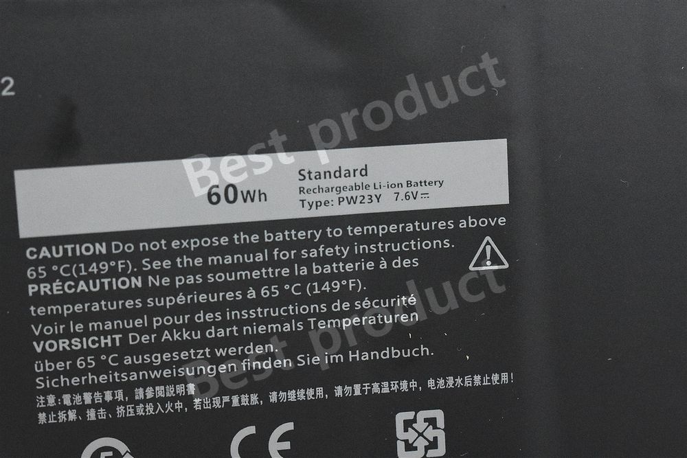 델 Dell 노트북 호환 RNP72 TP1GT XPS 13 9360 PW23Y 노트북 배터리