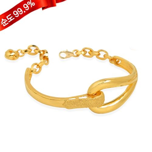골드모아 여자 순금 팔찌 30g 24K [샤인볼륨]