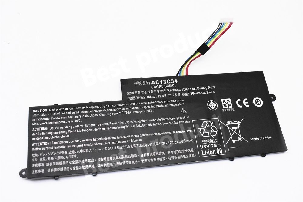 [해외] Acer 노트북 호환 Aspire V5-122P ES1-111M MS2377 AC13C34 배터리