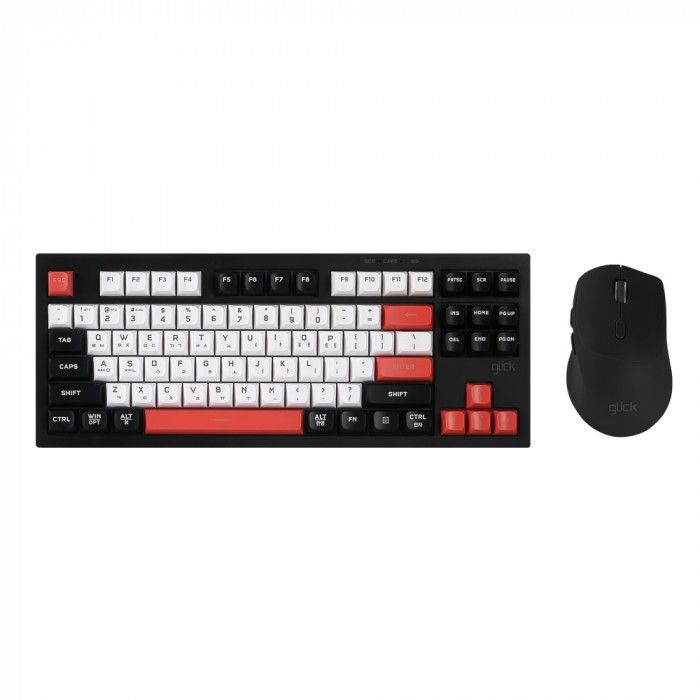 [오늘출발] 지클릭커 오피스프로 WMK50 사일런스 M 87 사무용 무선 키보드 마우스 세트 Poker