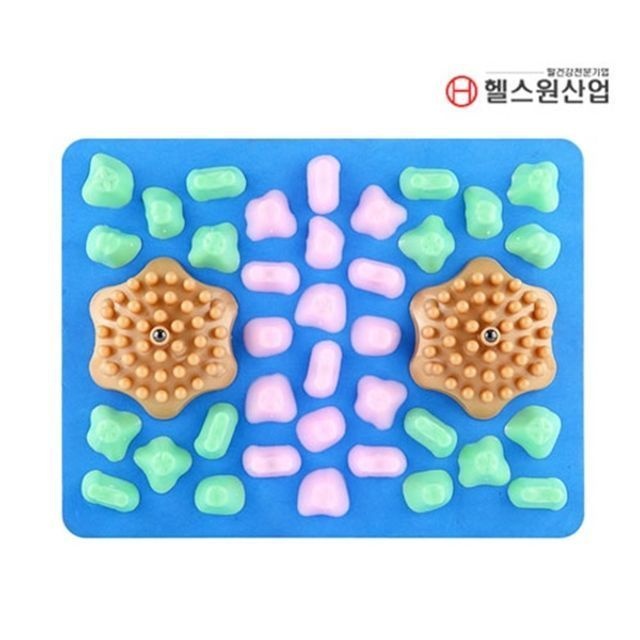 스마트발지압 헬스원 헬스지압매트 자갈지압매트 스마트매트