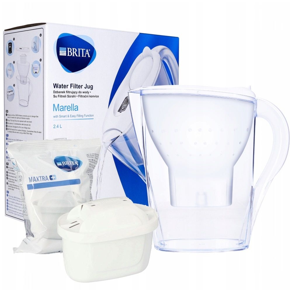 병행수입 브리타 정수기 마렐라 화이트 2.4L+필터1개 맥스트라 VL-1001