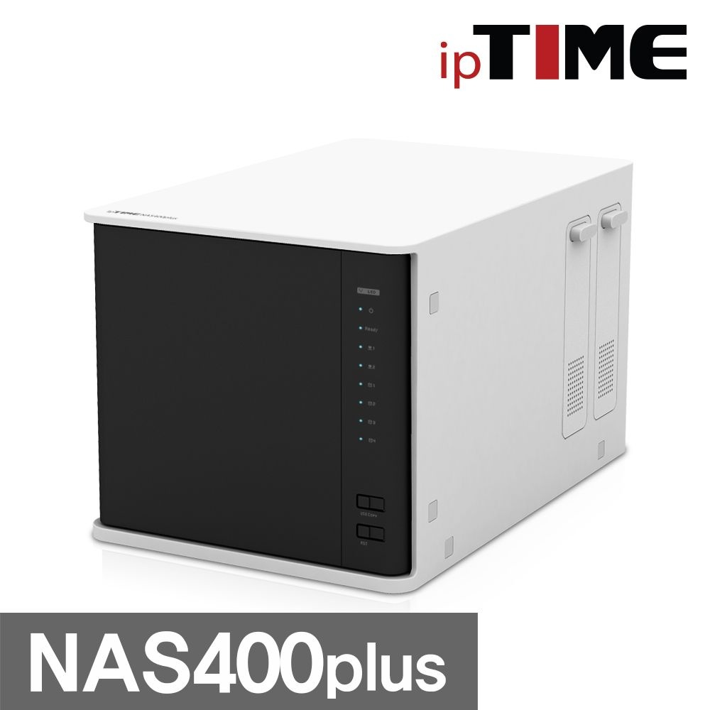 아이피타임 EFM네트웍스 아이피타임 NAS400PLUS [24TB] 12TBX2EA 4BAY스토리지 NAS