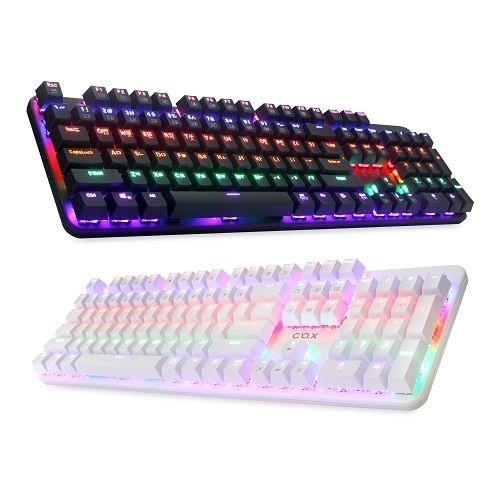(주)앱코 콕스 COX CK420 교체축 레인보우 LED 게이밍 기계식키보드
