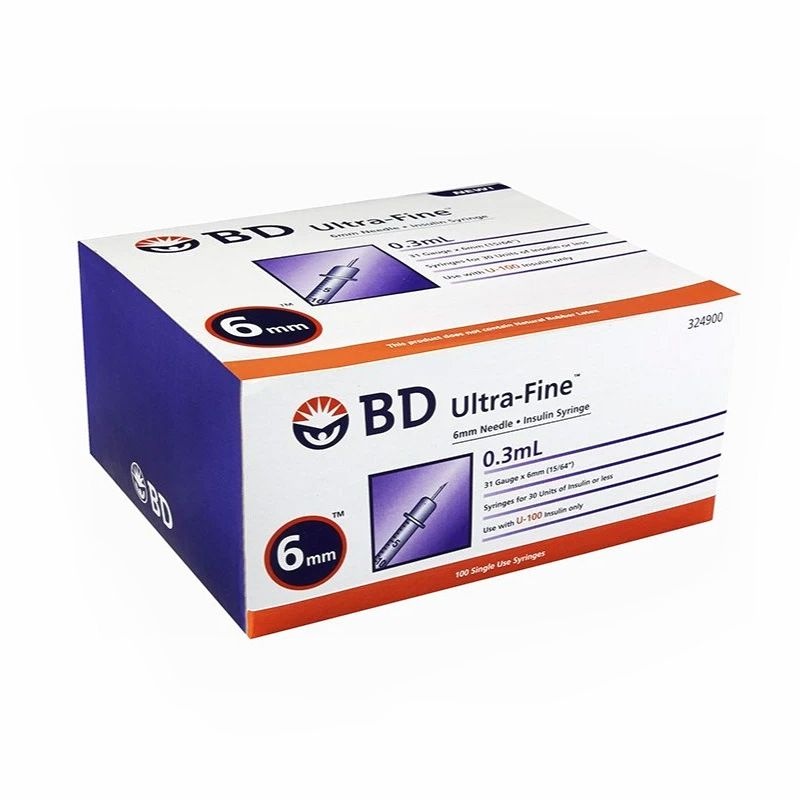 BD 엠벡타 울트라파인 인슐린 주사기 0.3cc 31G 6mm 100개입 (324900)