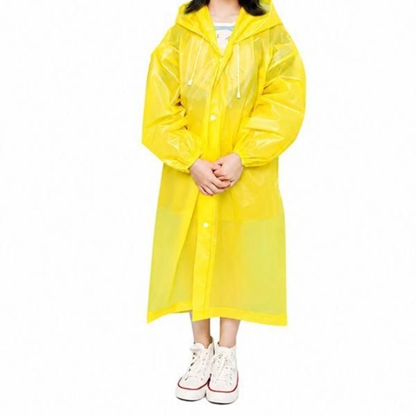 생활의지혜 EVA 레인 코트 2p, 옐로우