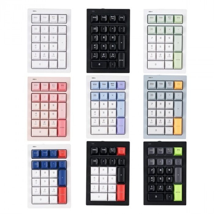 [오늘출발] 지클릭커 OFFICEPRO 사일런스M NK21 무선 숫자 넘버 키패드 (Poker Green)