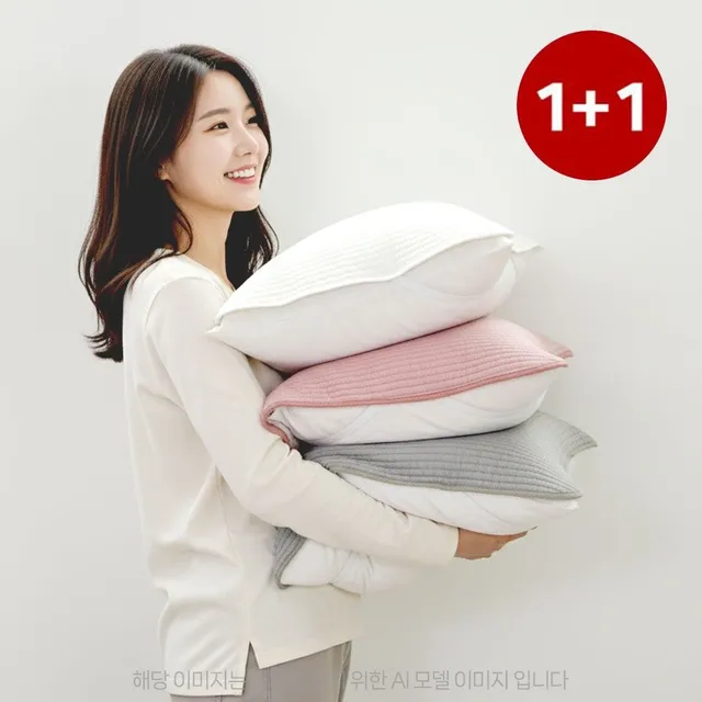 조은자리 1+1 사계절 호텔 국산 모달 피그먼트 베개커버 지퍼형 밴딩형