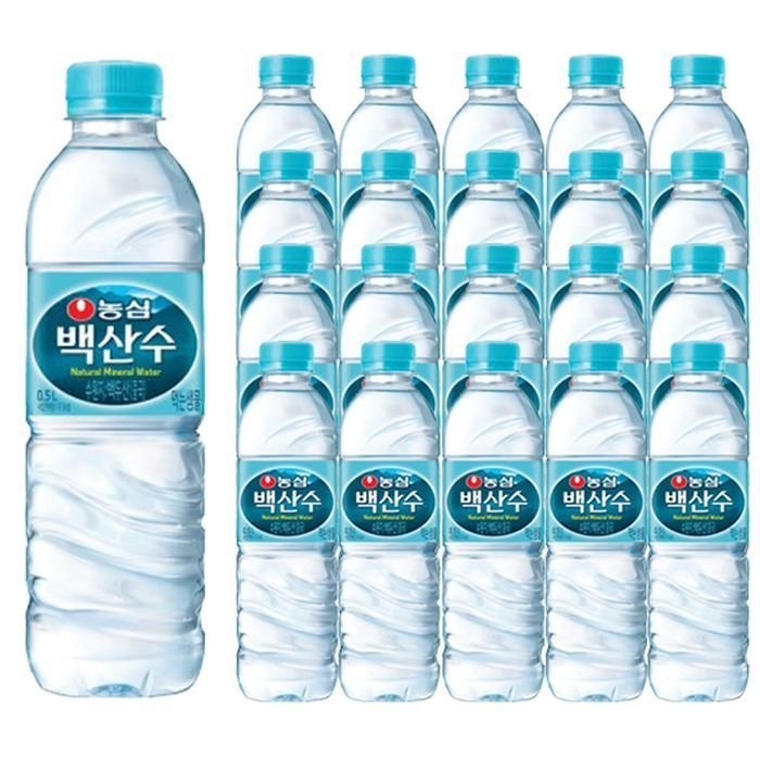 농심 백산수 생수 500ml 20입