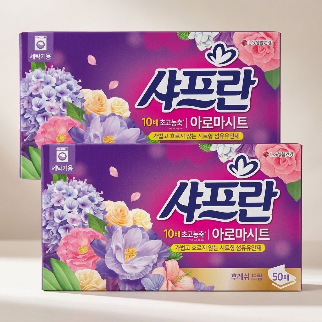 샤프란시트 휴대용 편의점 후레쉬드림 50매 2개