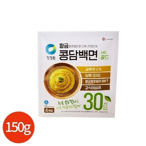 CL 청정원 콩담백면 골드 150g x 4개