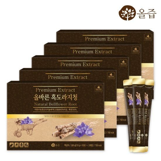 [올즙] 올바른 흑도라지청 30포 x 5박스