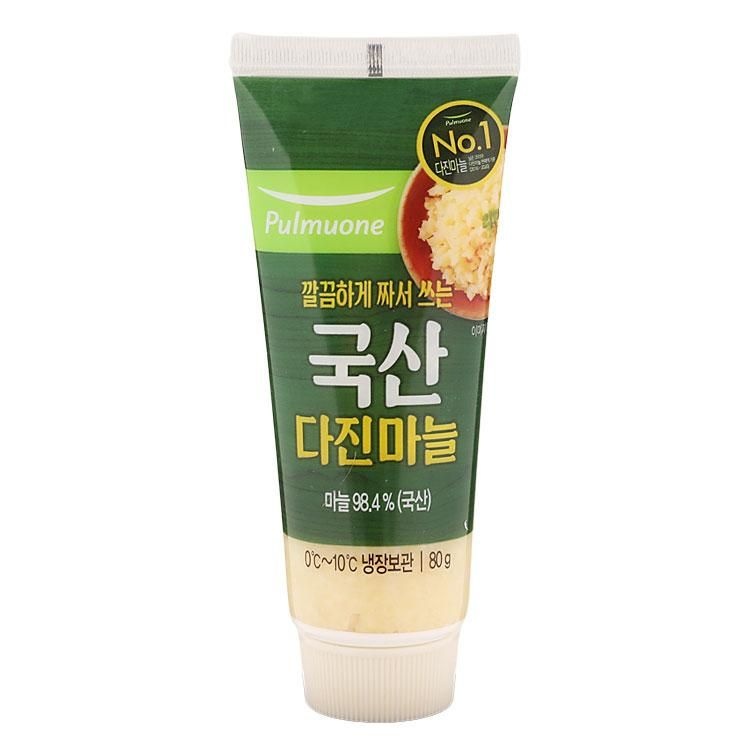 깔끔하게짜서쓰는 국산다진마늘 80G/풀무원식품 튜브형