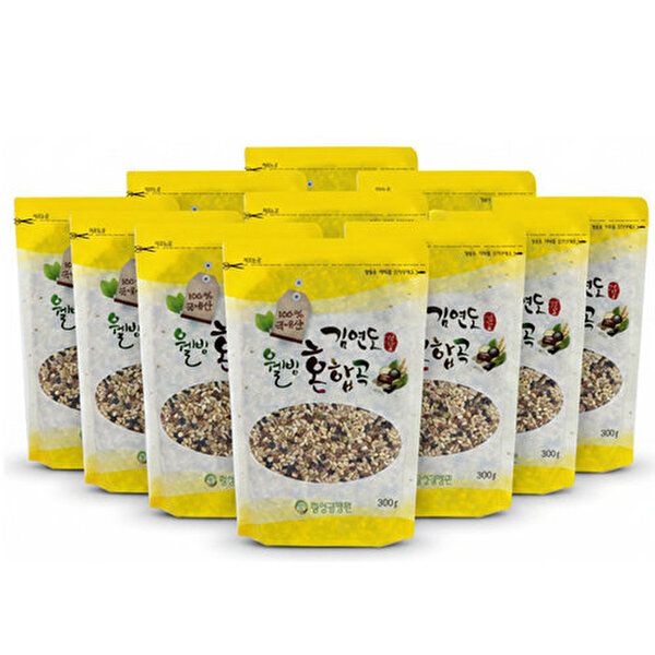 [증산왕김연도]김연도 웰빙혼합10곡 300g 15봉