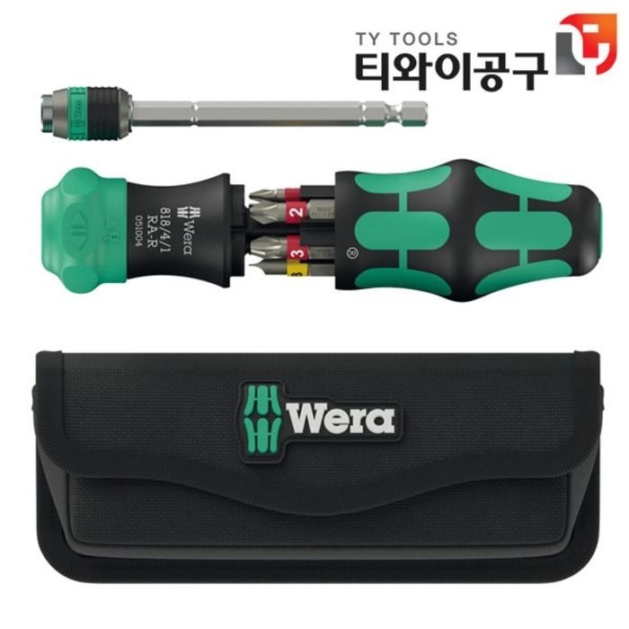 WERA 베라 라쳇 드라이버 비트세트 (Kraftform Kompakt 25 RA-R) 05051515001