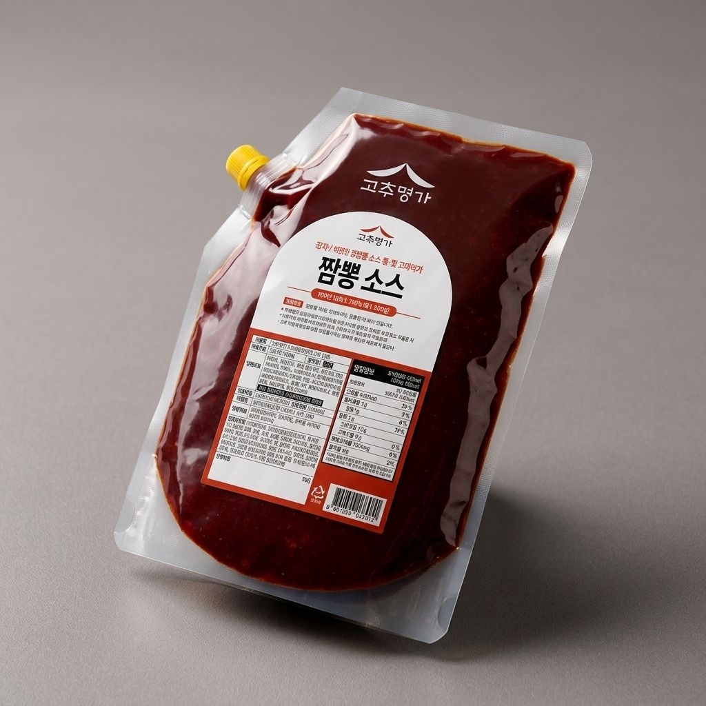 짬뽕소스 차돌 삼선 식당 양념장 짬뽕국물 2kg