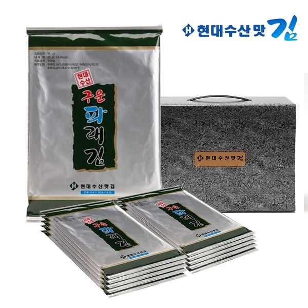 현대수산맛김 보령 대천김 파래김 전장김 15봉/조미김/구운김