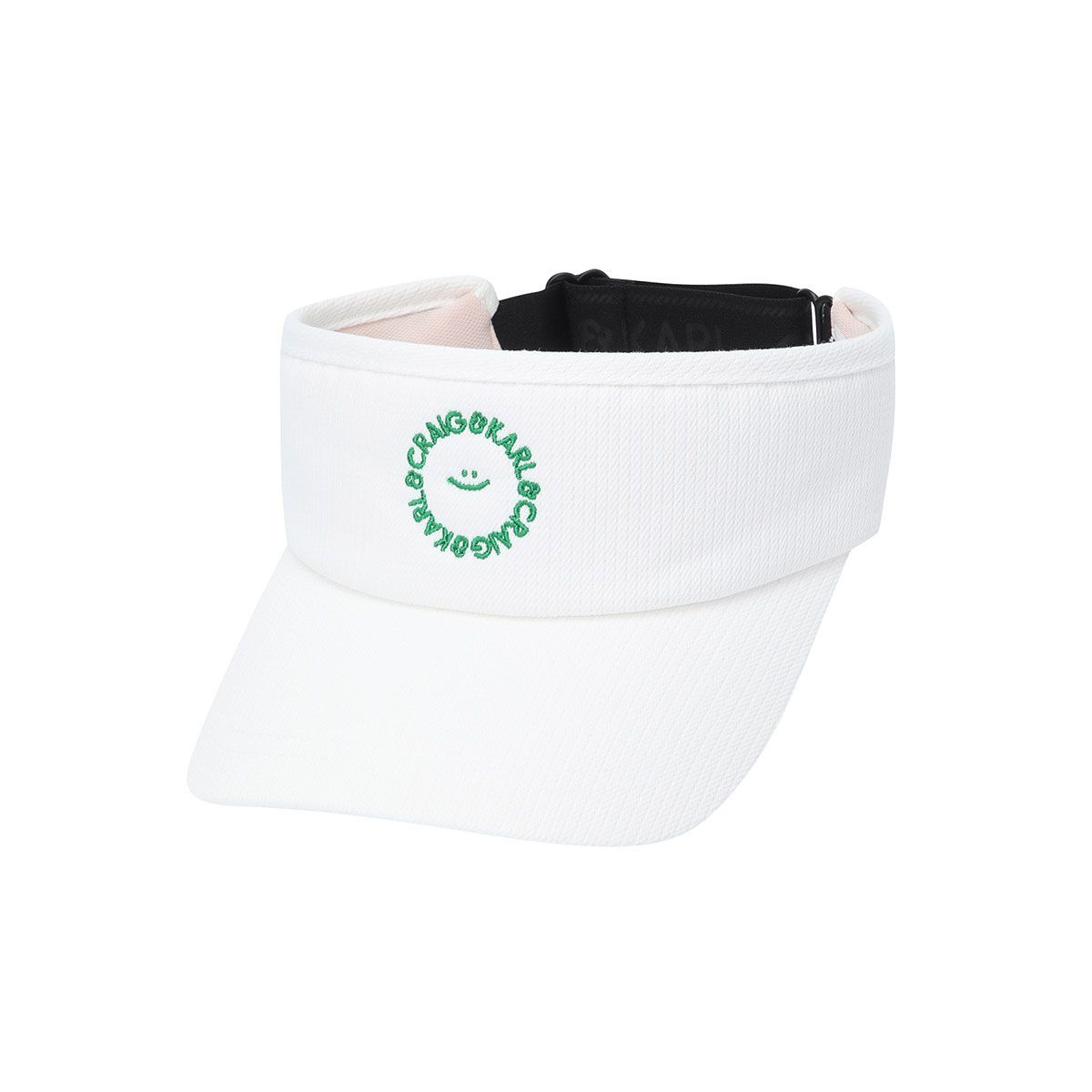 [롯데백화점] 크랙앤칼 스트라이프 심볼 바이저  C263LCP654 WHITE