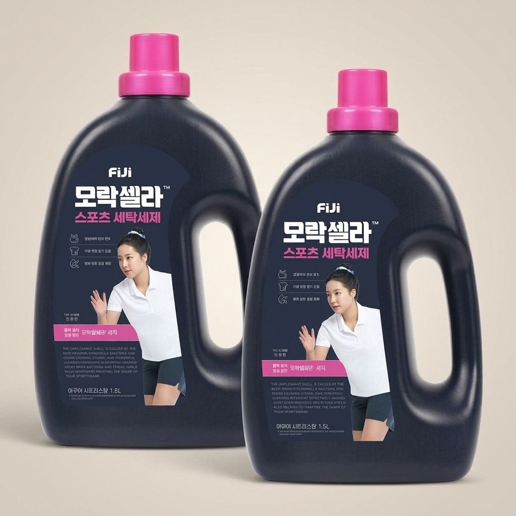 피지 세탁세제 스포츠 일반드럼 모락셀라 1.5L 2개