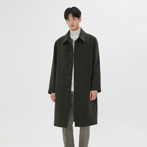 앤듀 유니 오버핏 발마칸 코트 O214CT020P 1405150