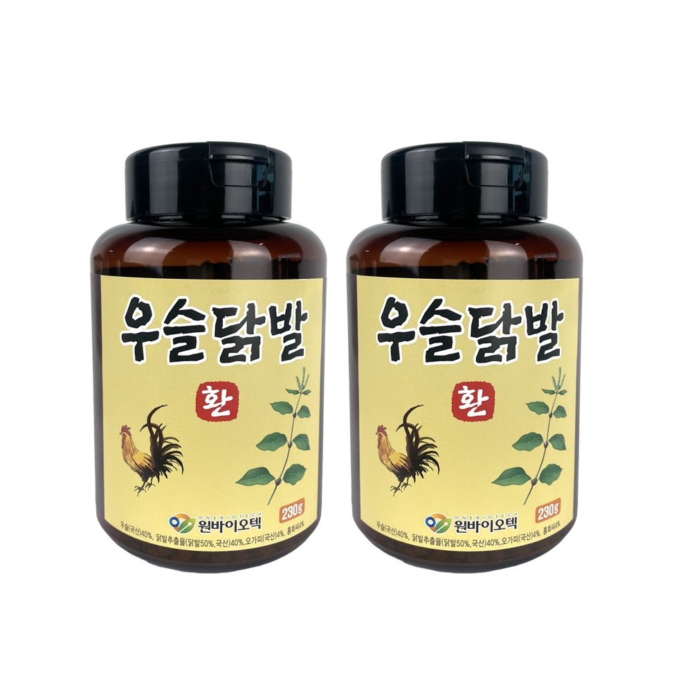 원바이오텍 약국판매용 우슬닭발환 230gX2병