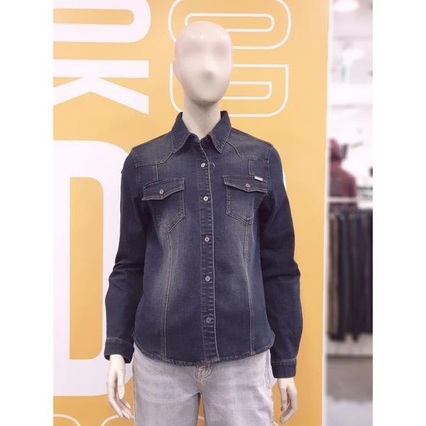 [하프클럽]뱅뱅 세이브존02 뱅뱅)가을 여자스판 청남방 NSMD65
