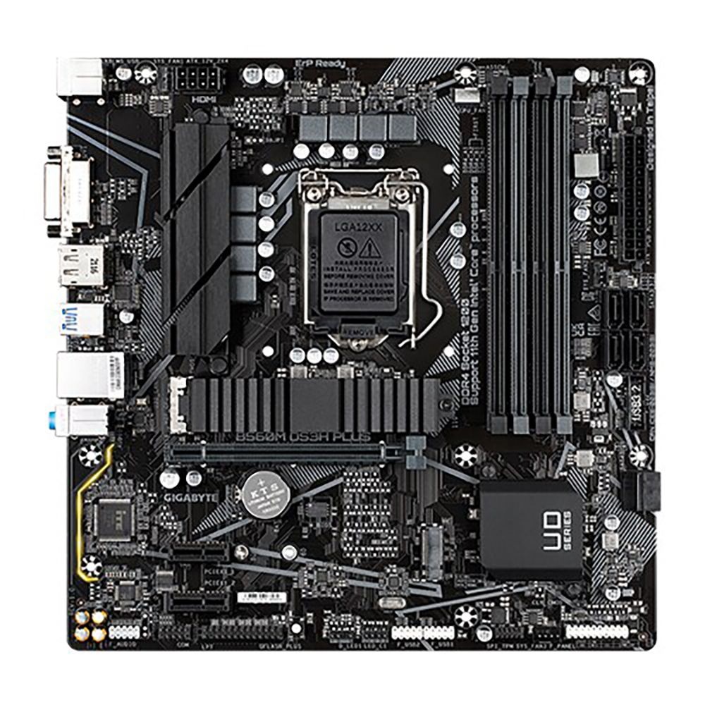 GIGABYTE B560M DS3H PLUS 듀러블에디션 M-ATX 1200 소켓 10세대 11세대 메인보드 백패널 포함