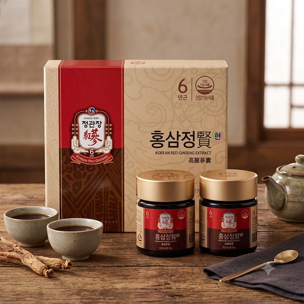 [오늘출발] 정관장 홍삼정 현 선물세트 120g x 2개입 6년근 홍삼진액 설날 추석 명절 부모님 농축액