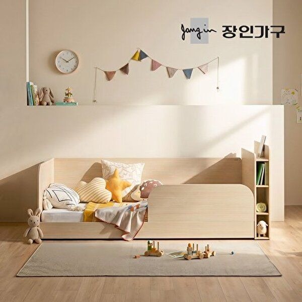 장인가구 [장인가구](무료) 뉴피터 LED 수납헤드 E0 저상형 데이베드 침대 프레임 SS+가드