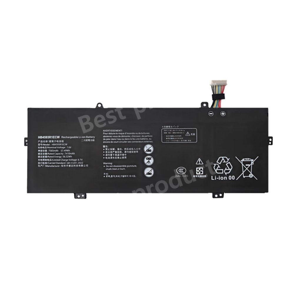 [해외] 화웨이 메이트북 X 프로 호환 배터리 MACH-W19 VLT-W60 50 HB4593R1ECW