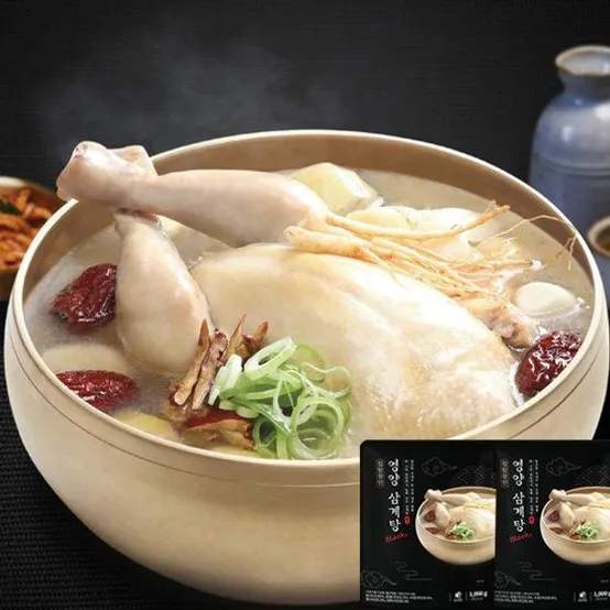 백화점 상품 집밥장인 영양삼계탕 블랙 1kgx2팩 435160