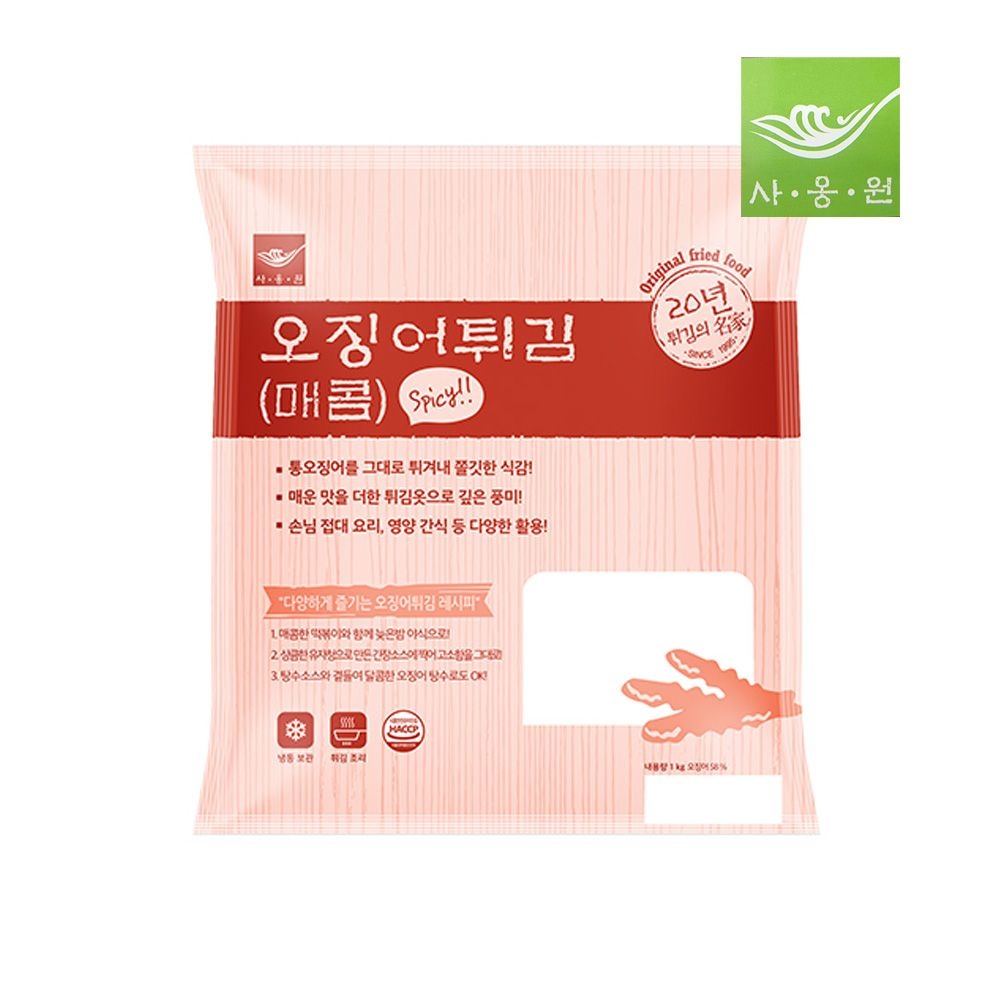 사옹원 매콤 오징어튀김 1kg