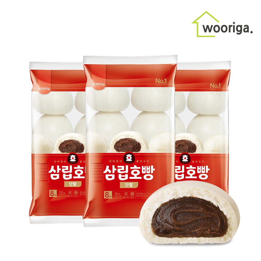대용량 냉동 삼립호빵 단팥 호빵 90g24개입