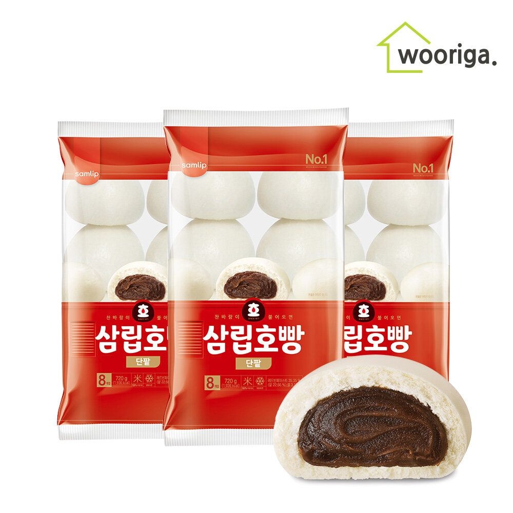[G] 대용량 냉동 삼립 호빵 단팥호빵 90gx24개입