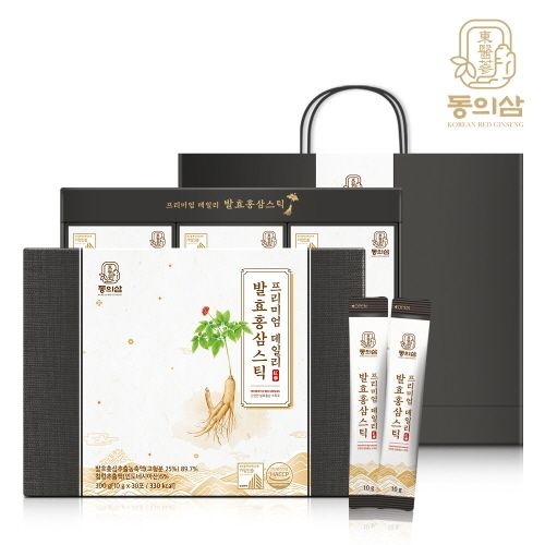[온세일][동의삼] 프리미엄 데일리 발효홍삼스틱 (10g*30포) / 예약출고 선택 가능 (일반 출고)