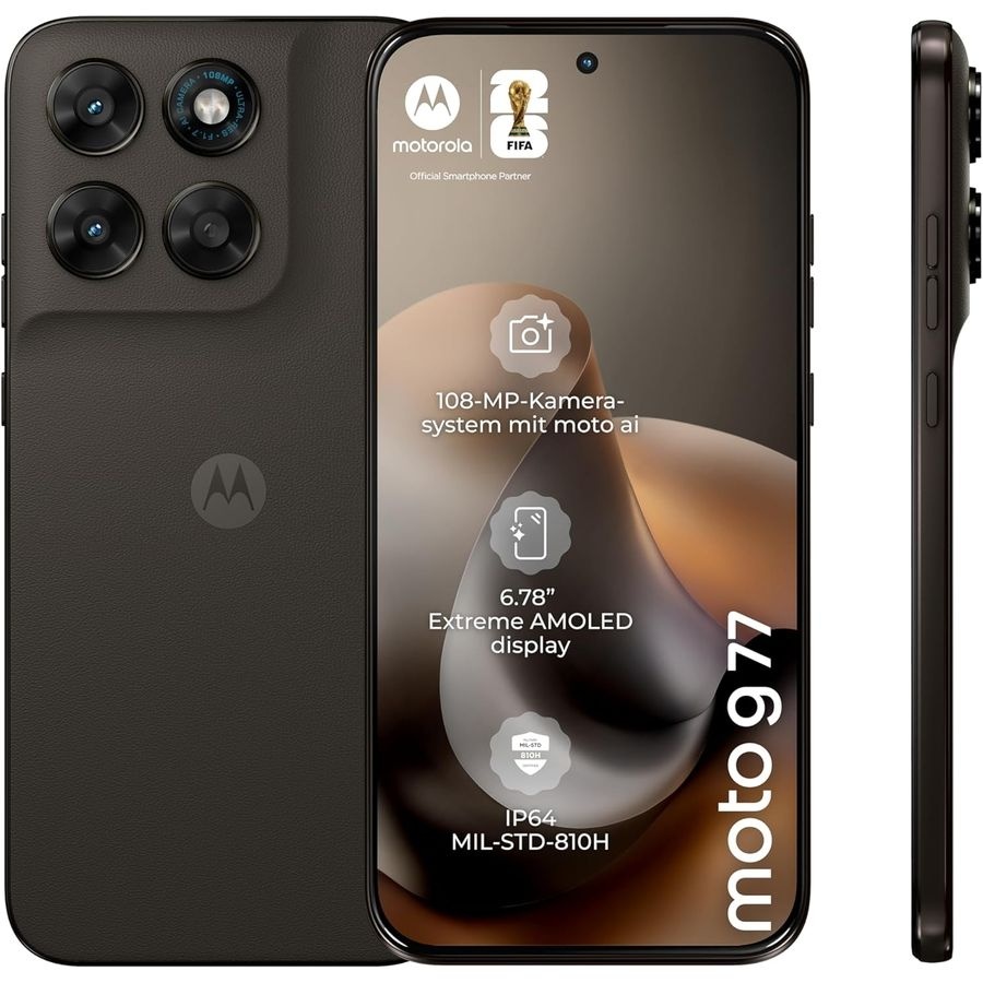 [해외] 모토로라 Moto g77 5G 스마트폰 108MP 카메라 8GB 256GB 쉐이드 스프루스