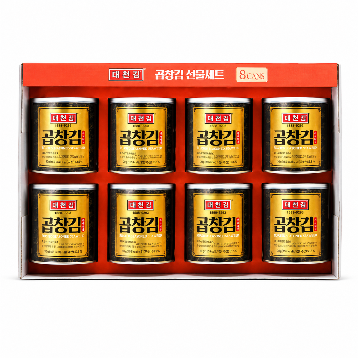대천김 곱창캔김 선물세트 30g 8개 1개